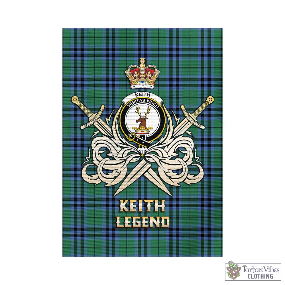 keith-ancient-tartan-flag-with-clan-crest-and-the-golden-sword-of-courageous-legacy