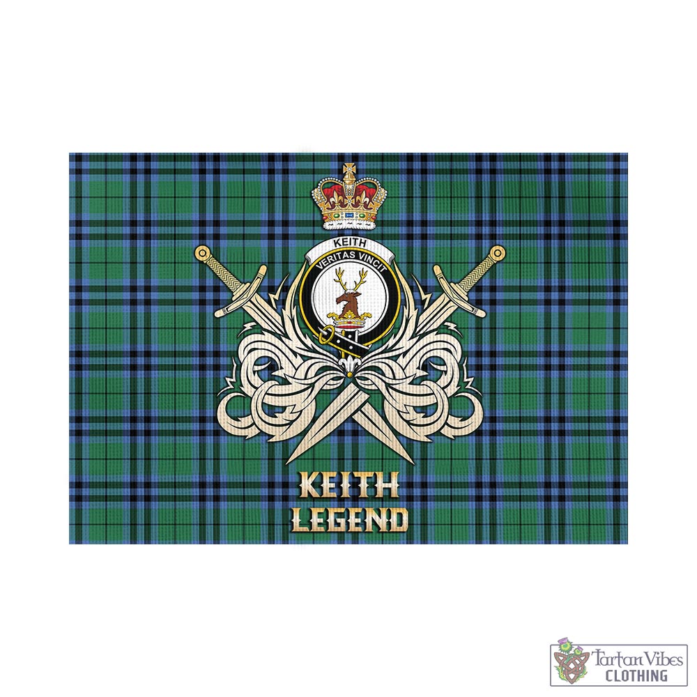 keith-ancient-tartan-flag-with-clan-crest-and-the-golden-sword-of-courageous-legacy