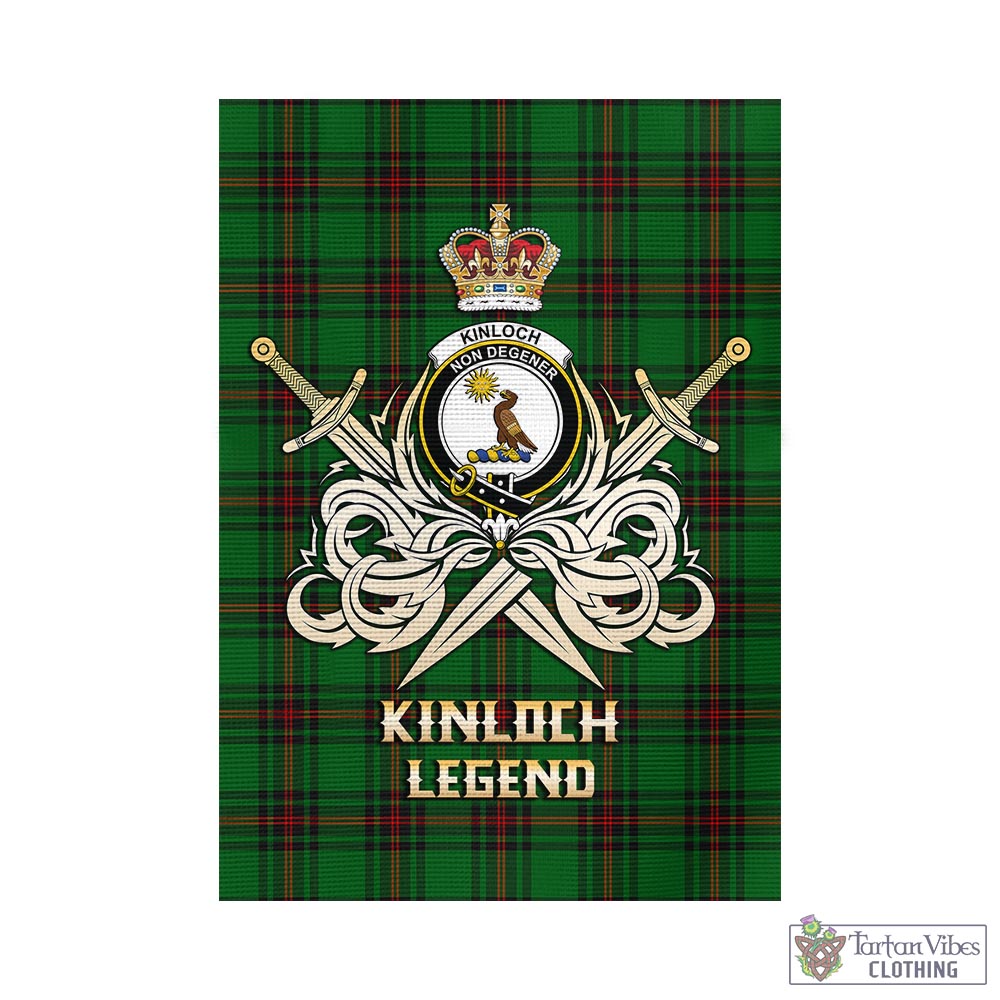 kinloch-tartan-flag-with-clan-crest-and-the-golden-sword-of-courageous-legacy