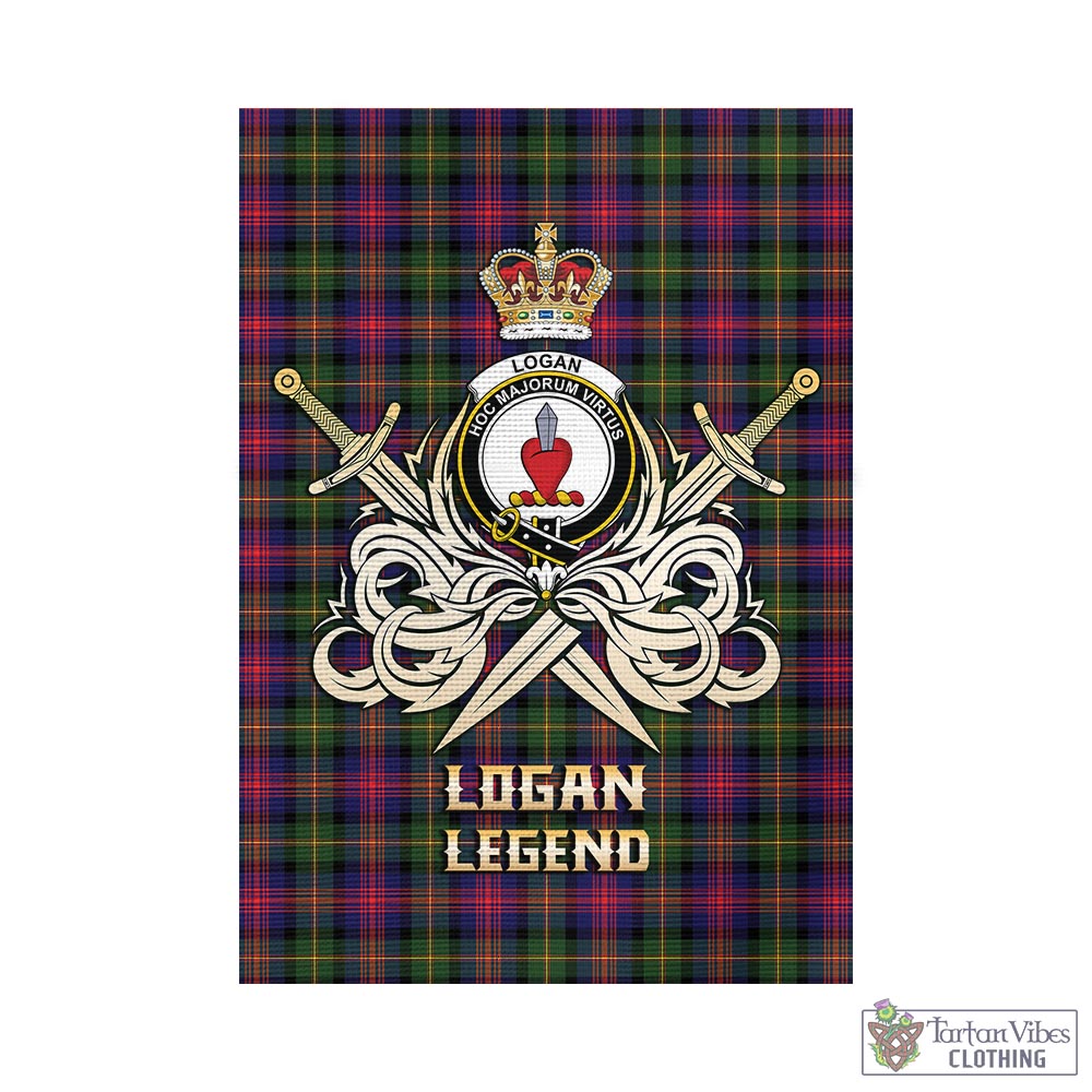 logan-modern-tartan-flag-with-clan-crest-and-the-golden-sword-of-courageous-legacy